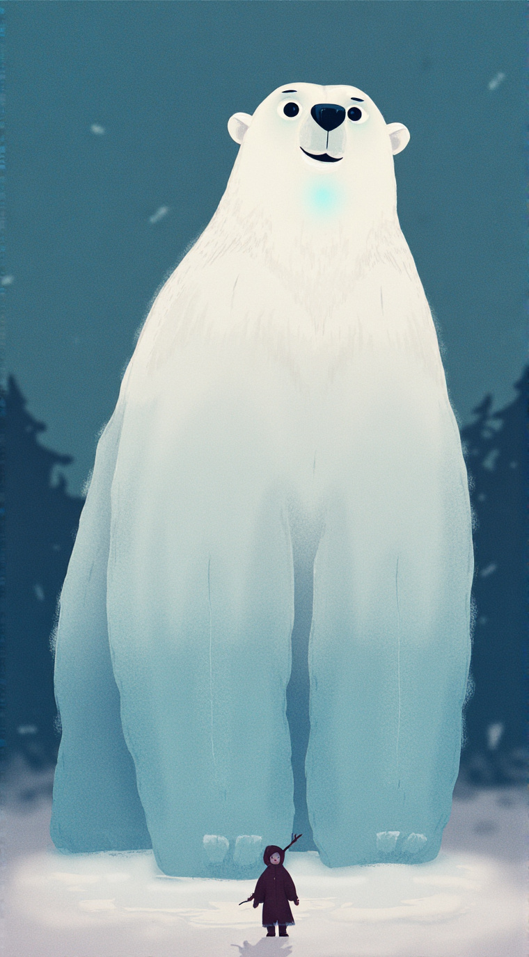 ai character: Bai Xiong (北极熊) background
