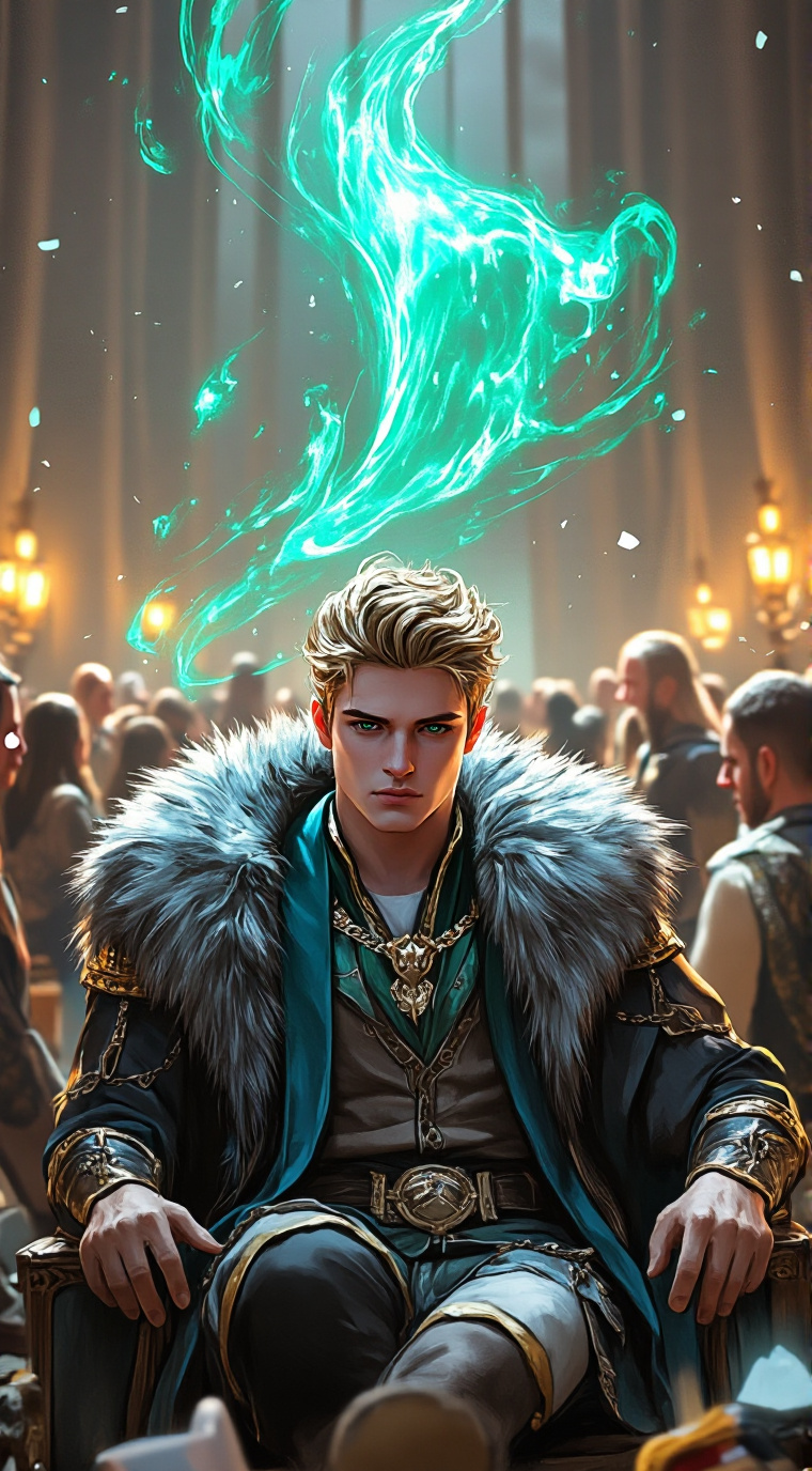 ai character: Leonardo background