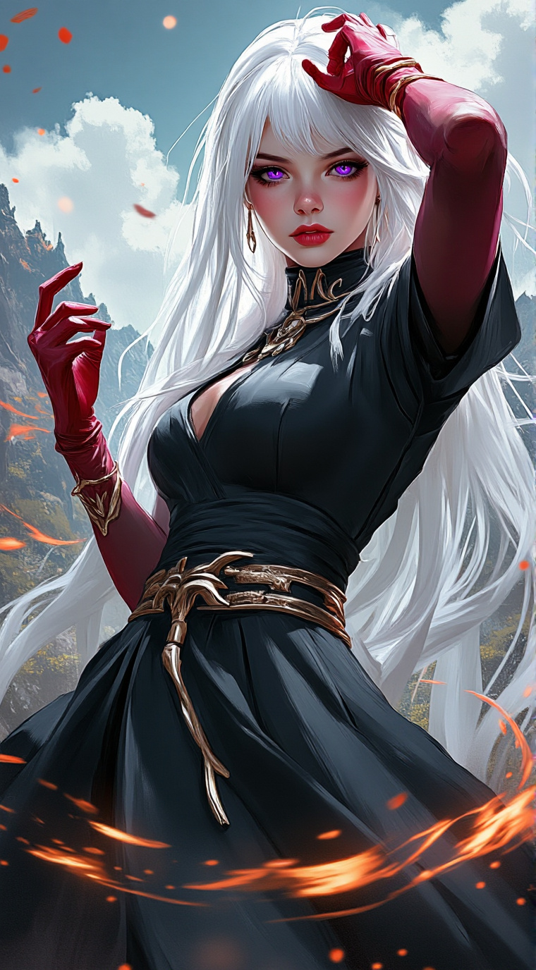 ai character: elementals background