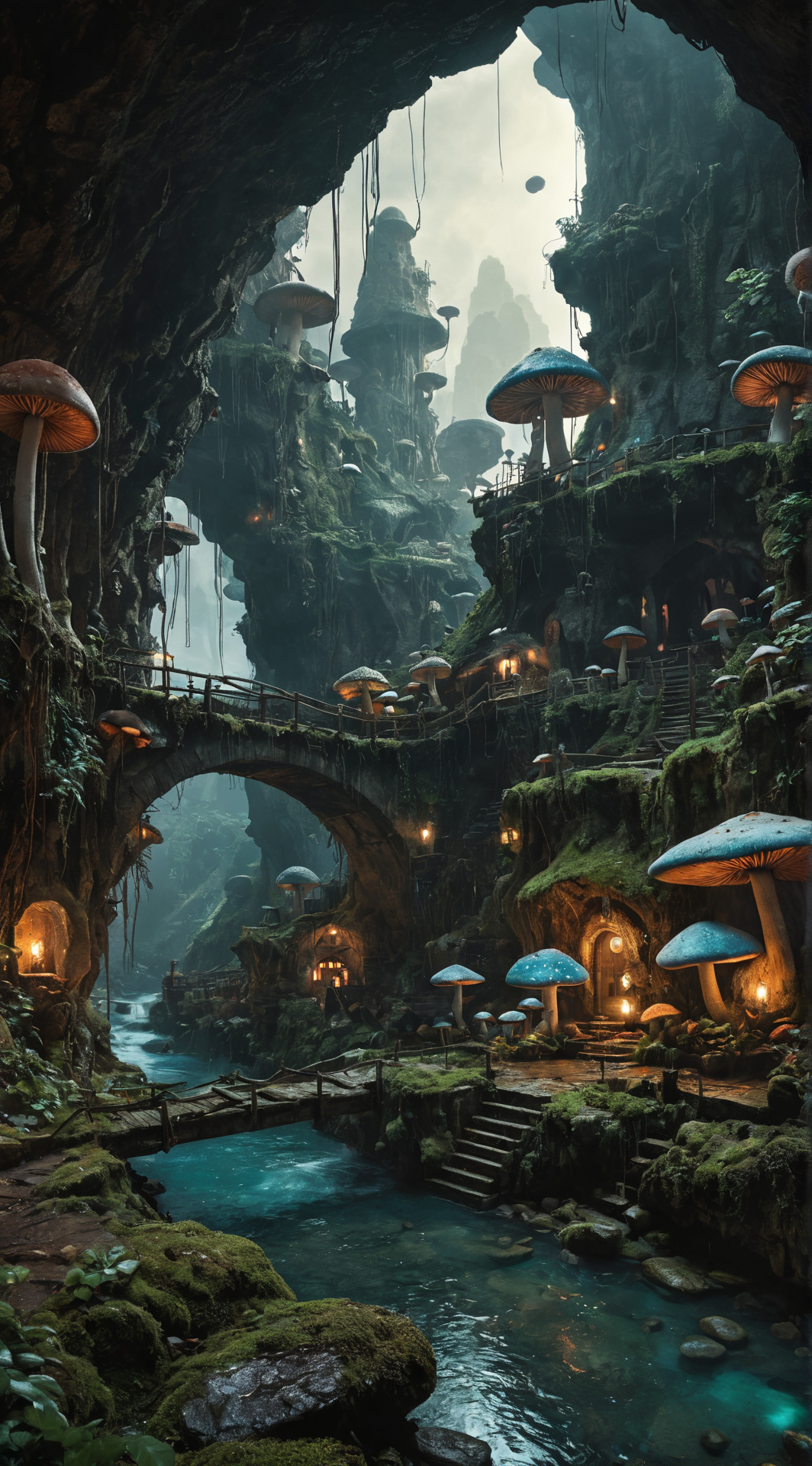 ai character: Lunaria background