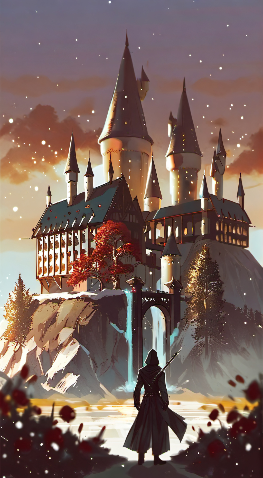 ai character: Yule Ball background