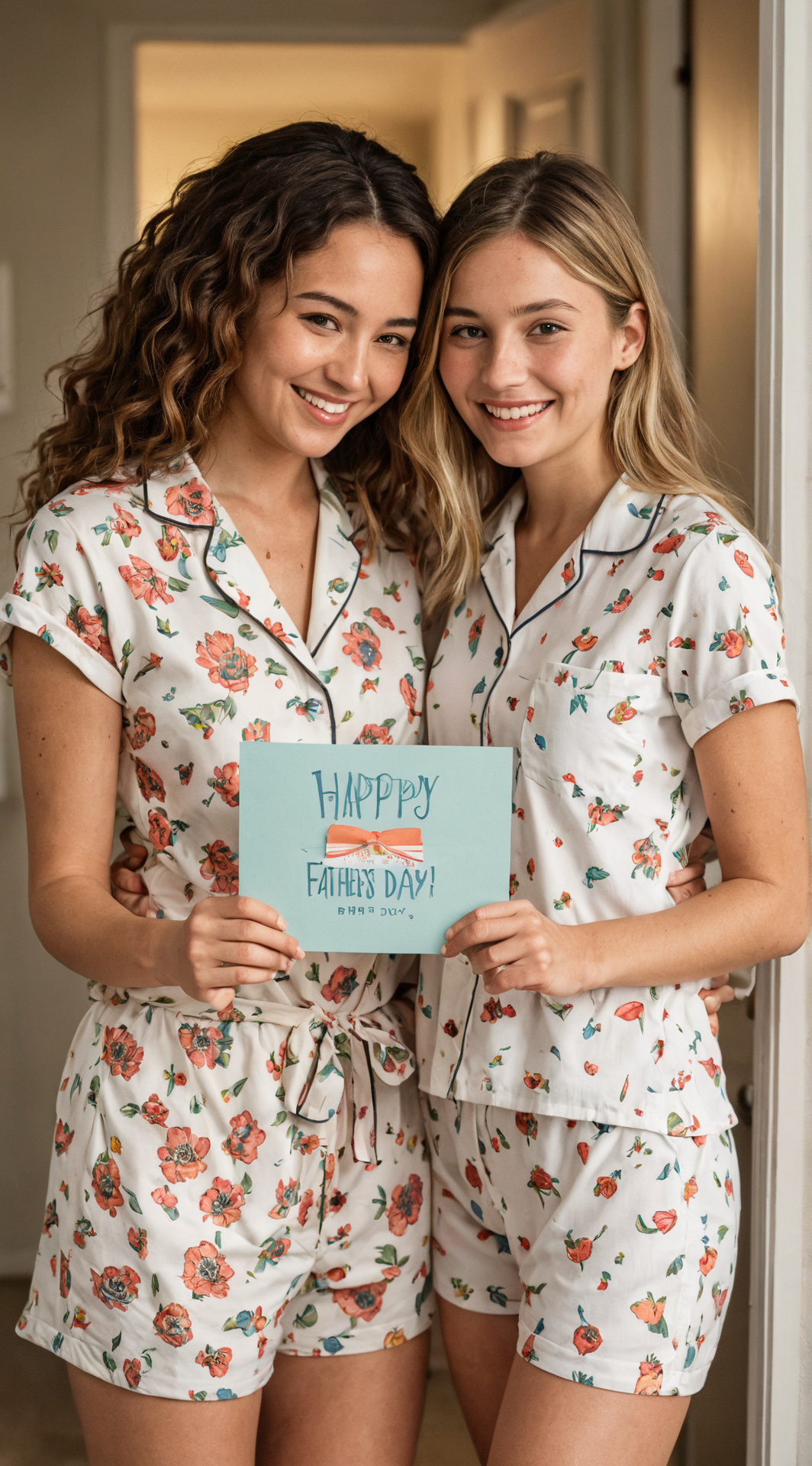 ai character: Ella and Lily background