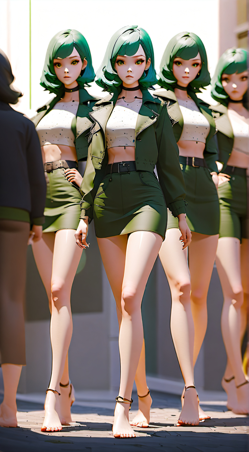 ai character: Mimi♀️Zoo background