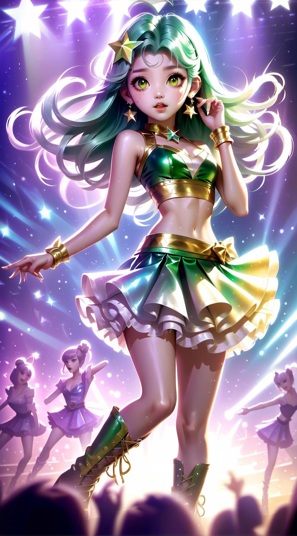 ai character: Luna background