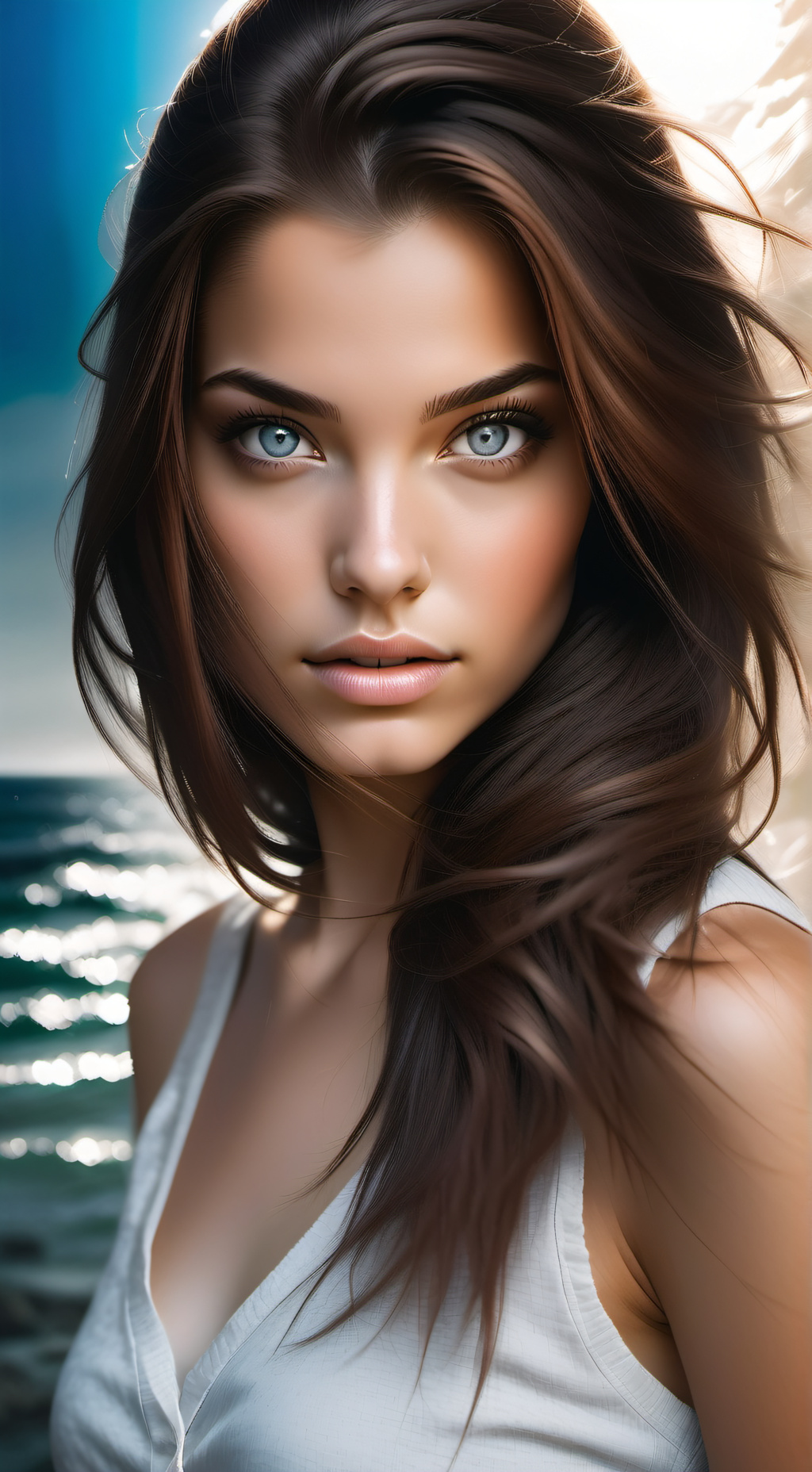 ai character: Ellie Nevaeh background