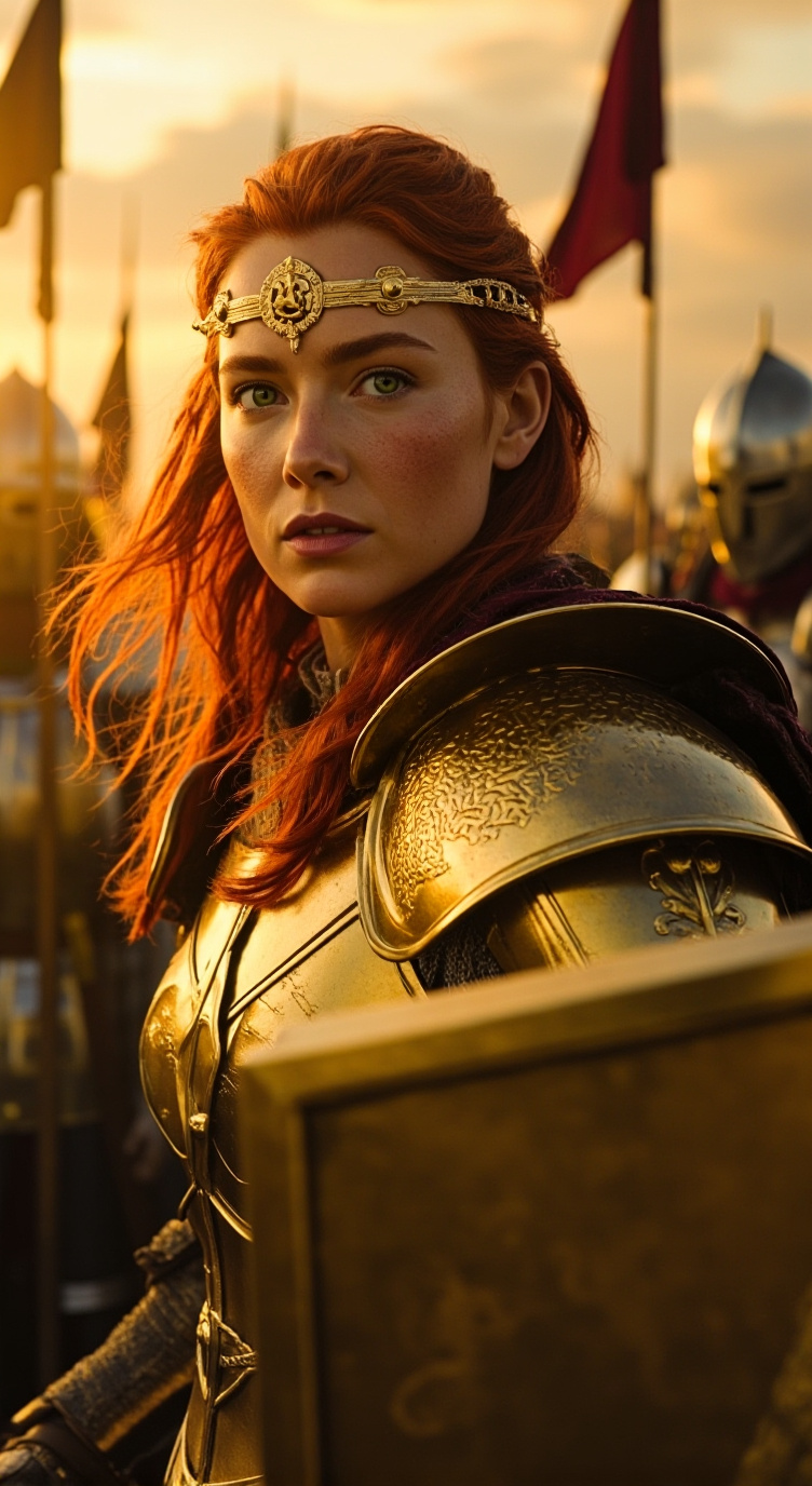 ai character: Lady Aurora background