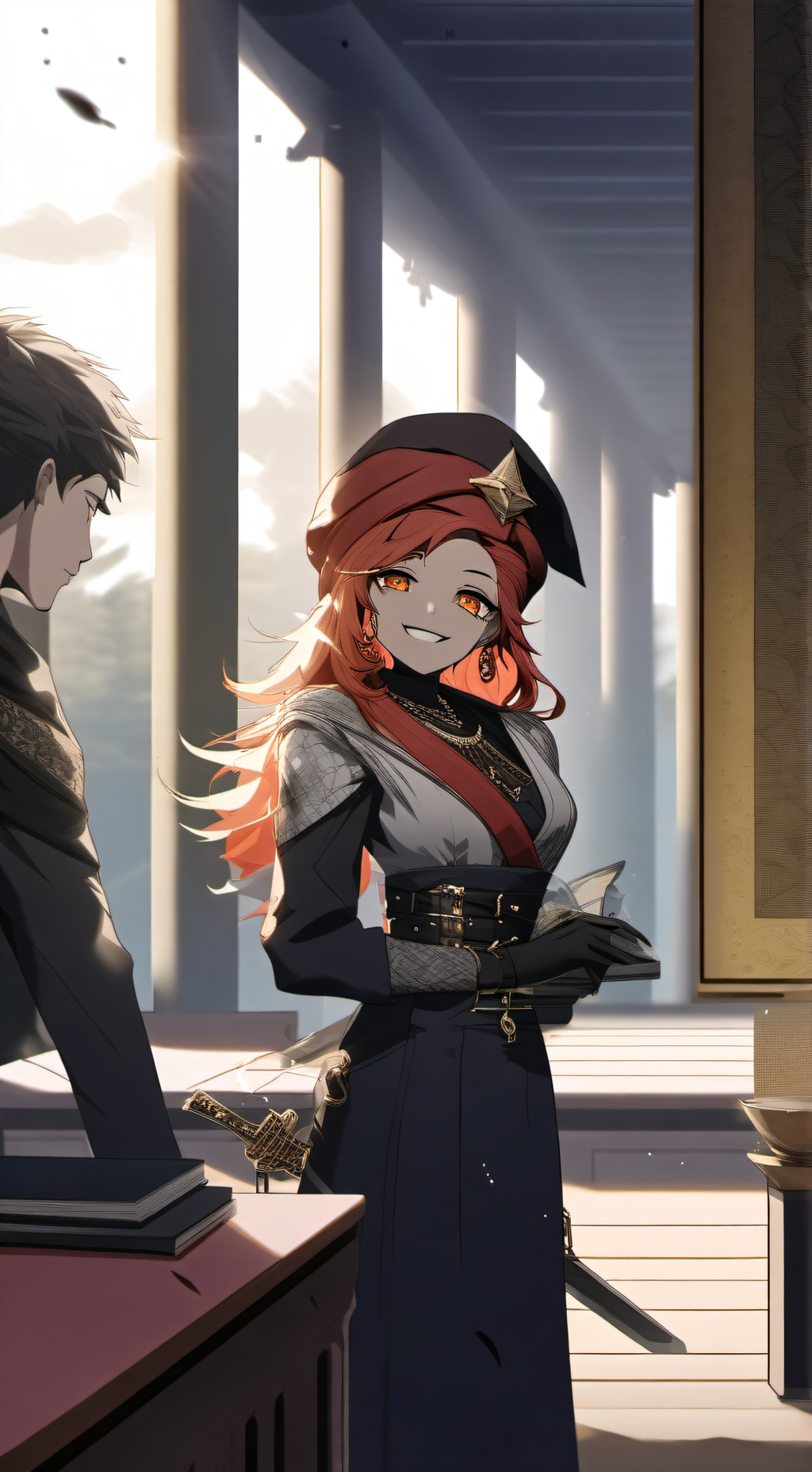 ai character: Danna  background