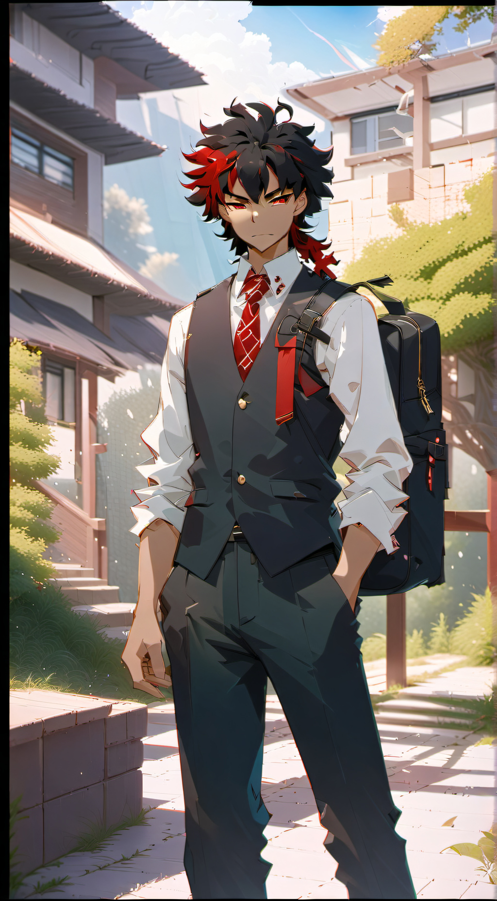 ai character: Shizuka Inuyami background