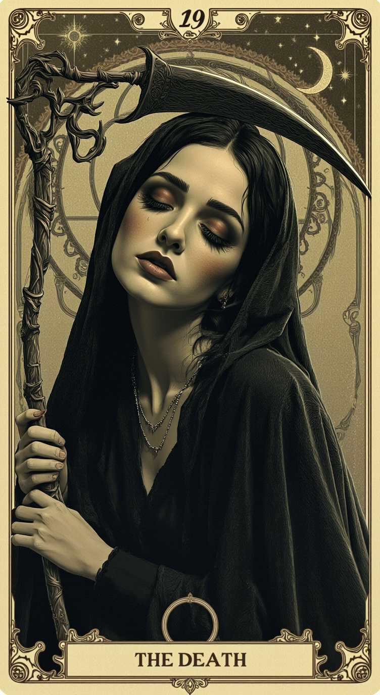 ai character: Tarot: The Death background