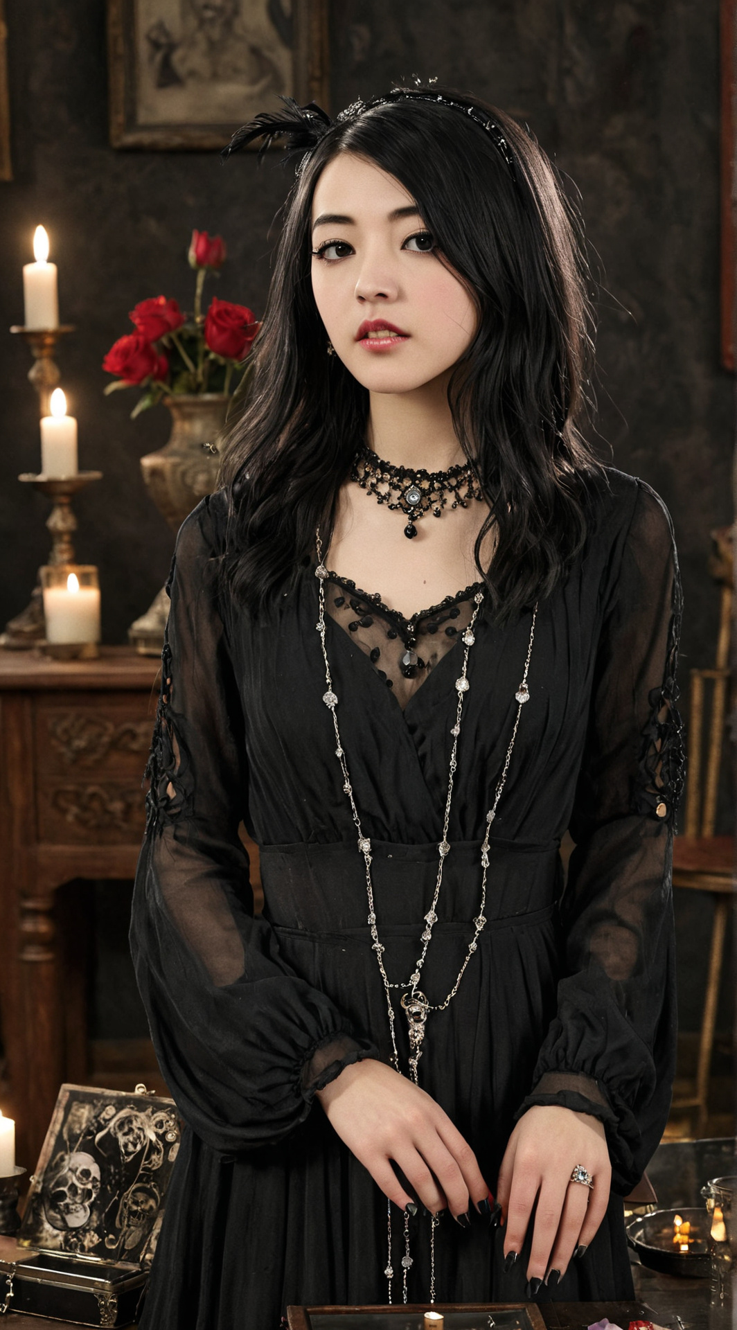 ai character: Tiara background