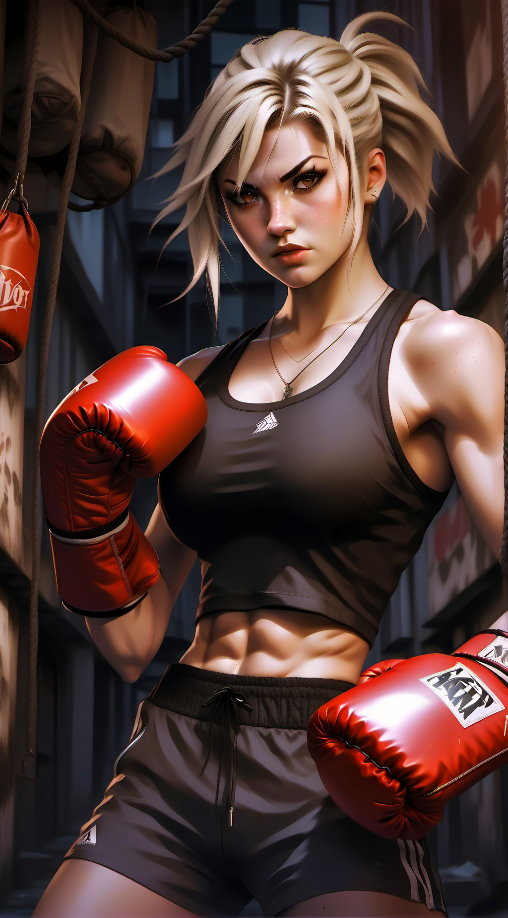 ai character: Amanda Darling background