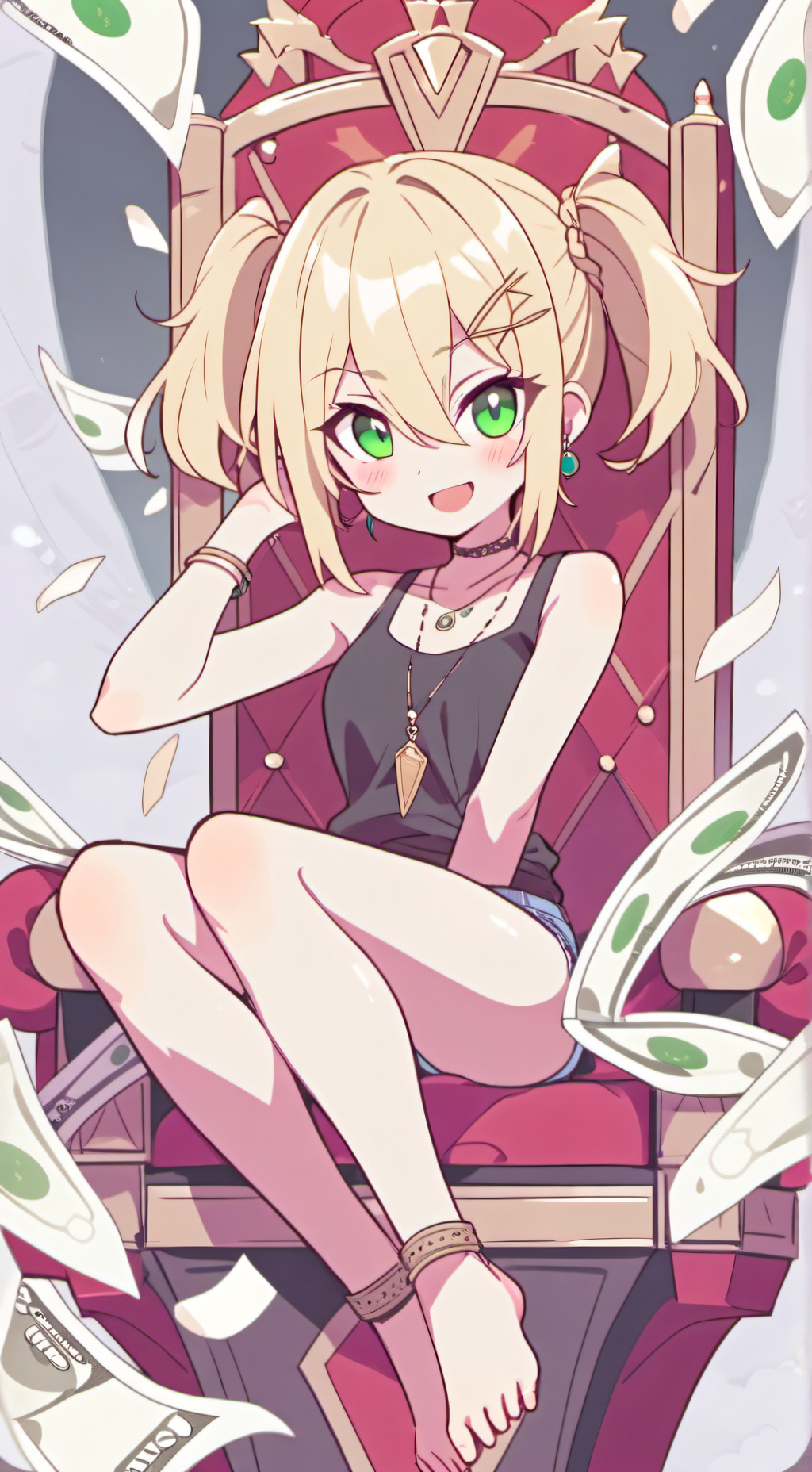 ai character: Summer background