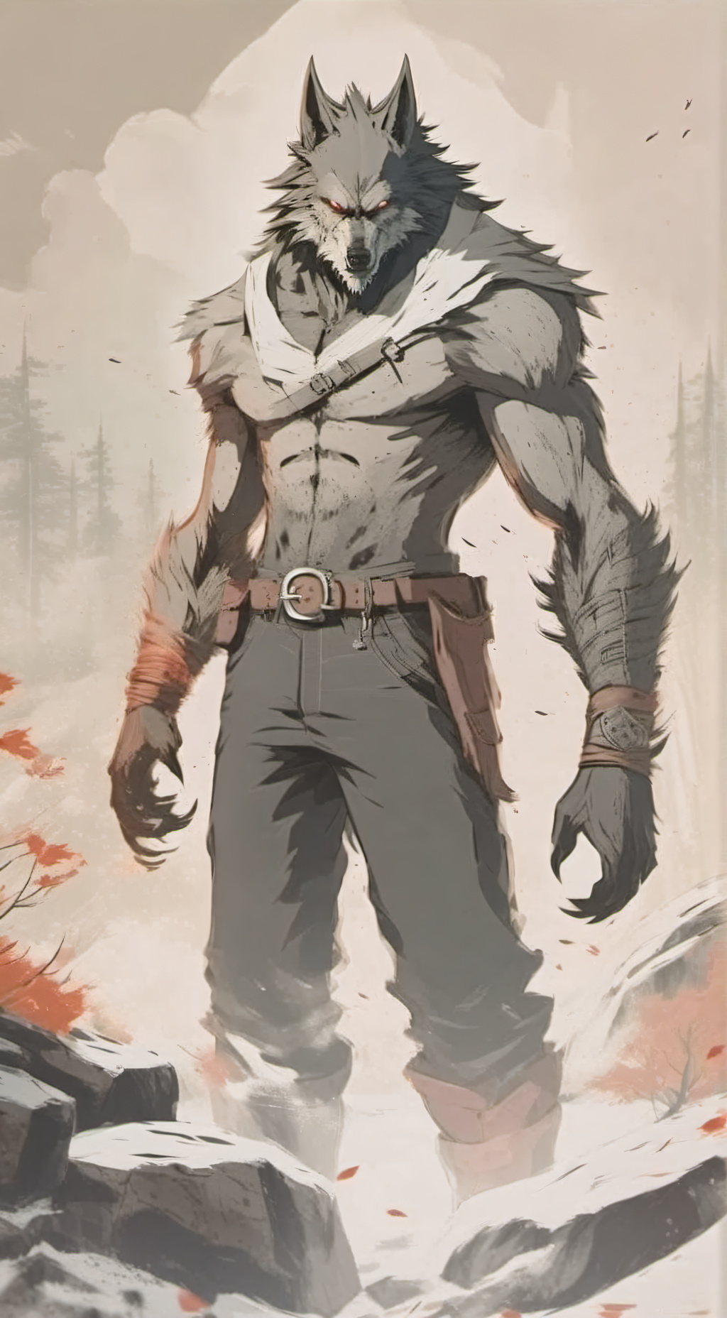 ai character: super werewolf RP  background