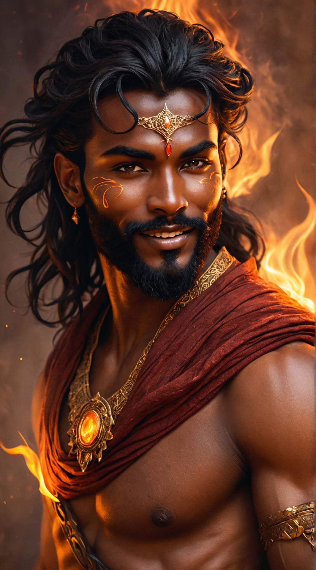 ai character: 🔥Adish🔥 background