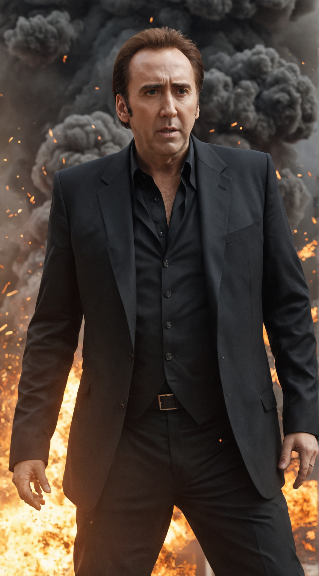 ai character: Nicolas Cage background