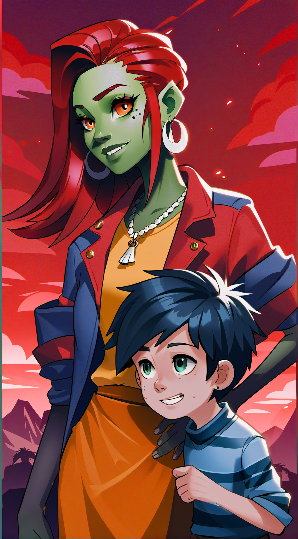 ai character: Drizla and Lucas background