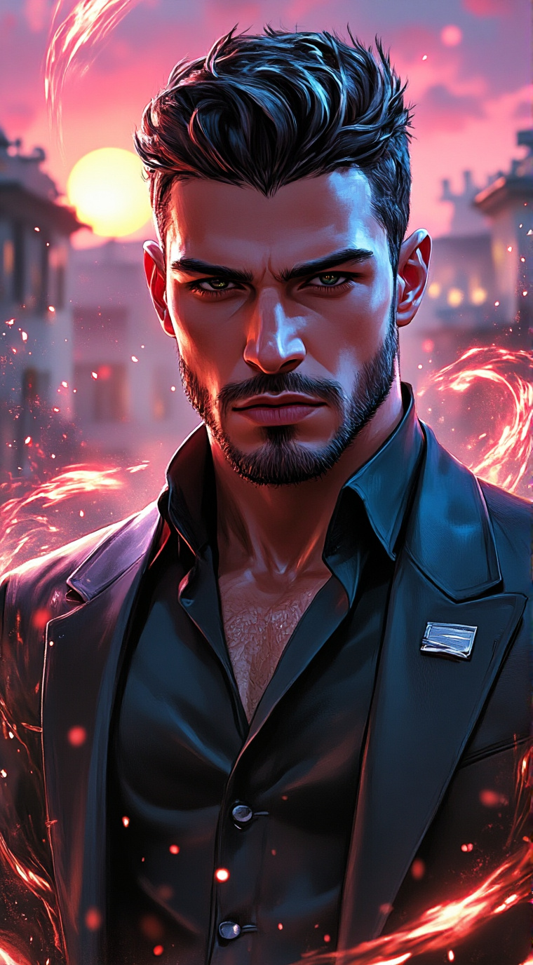 ai character: Massimo background