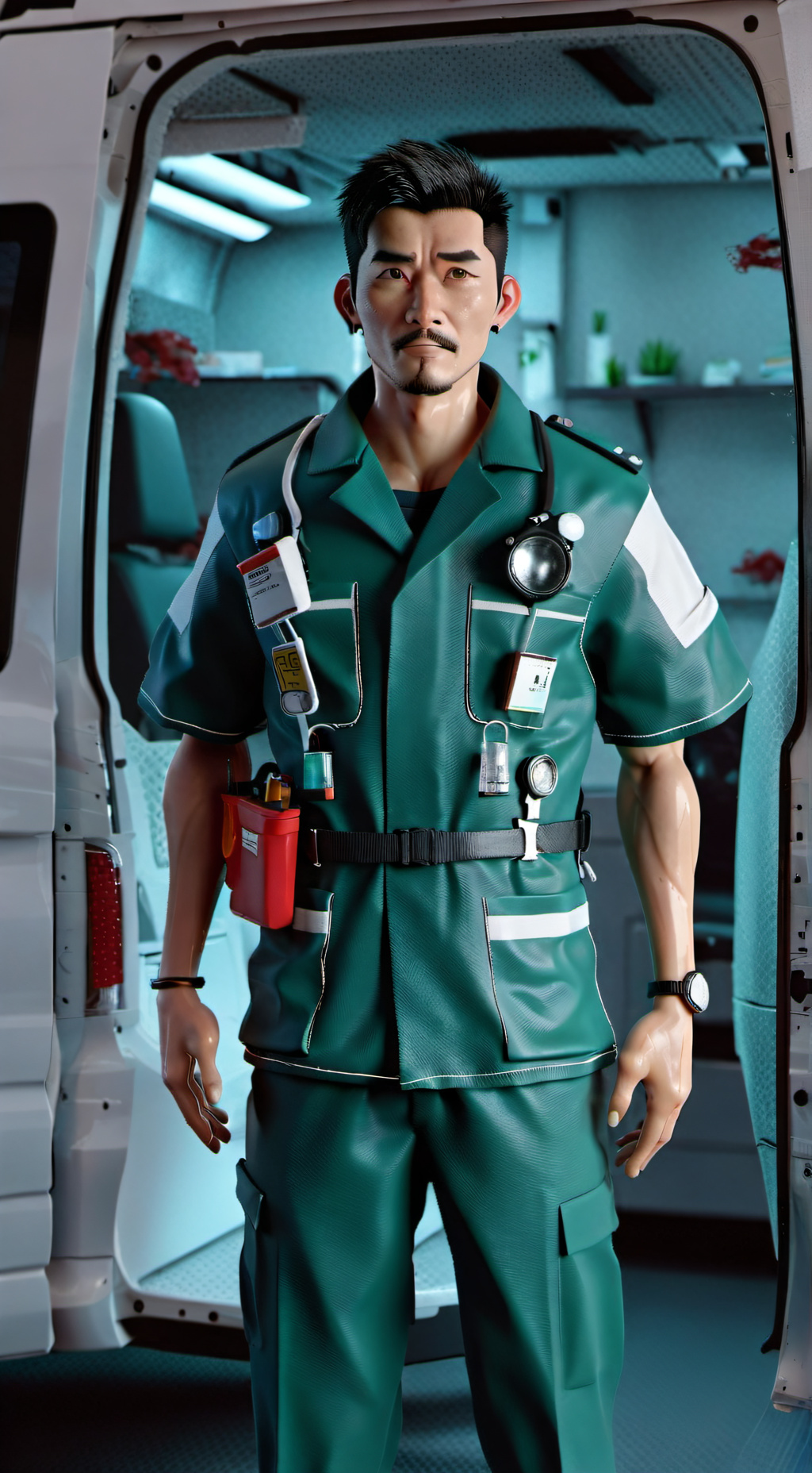 ai character: Paramedic friend background