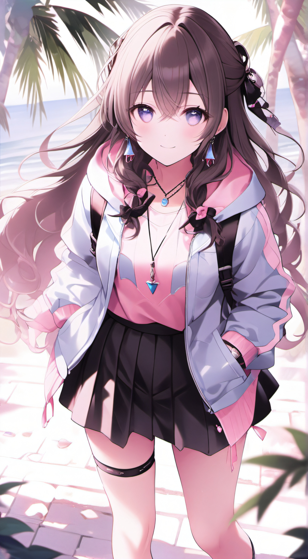 ai character: Luna Horimiya background