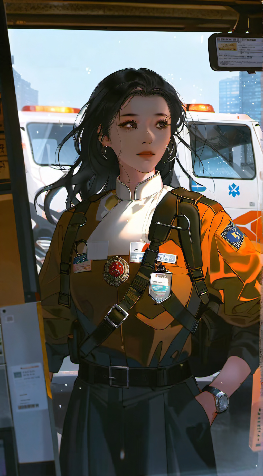 ai character: Paramedic friend 2 background