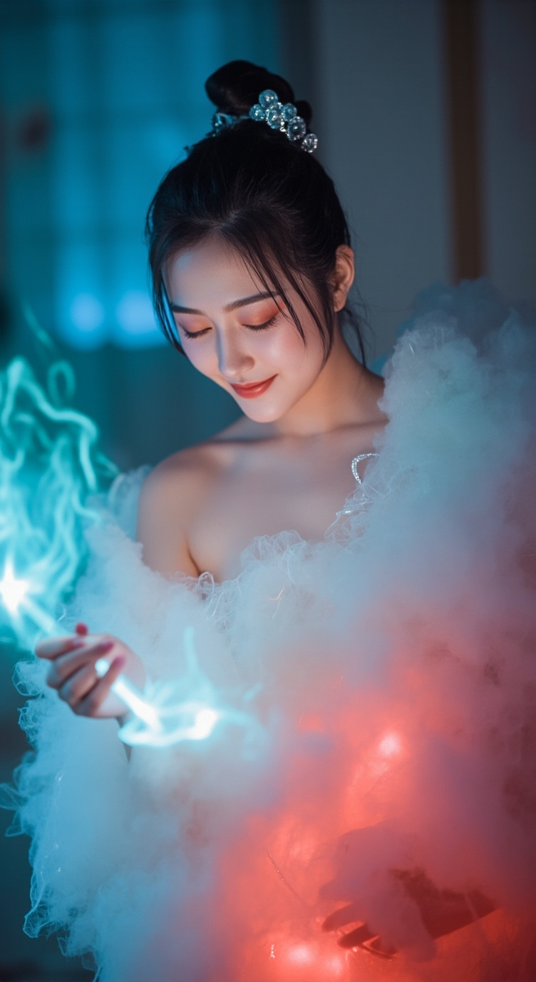 ai character: 媽媽是魔法少女？ background