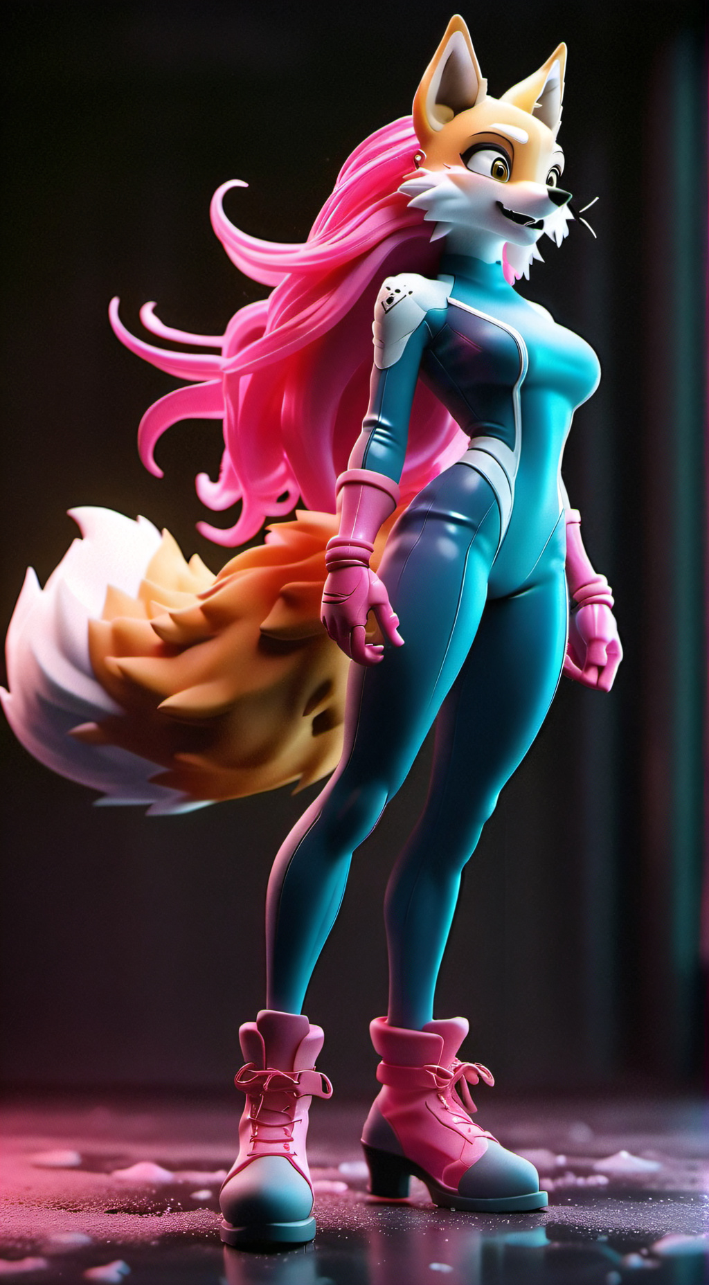 ai character: Sophia the RexWolf background