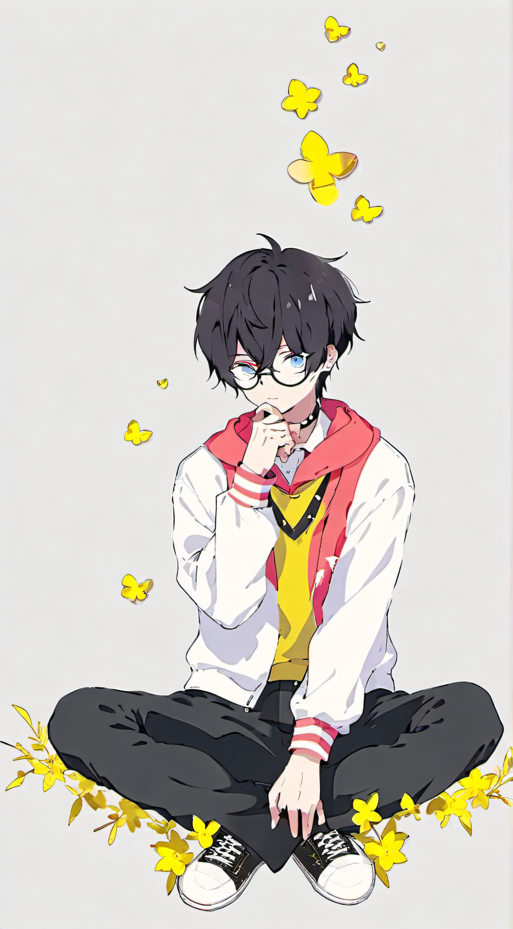 ai character: Takashi  background