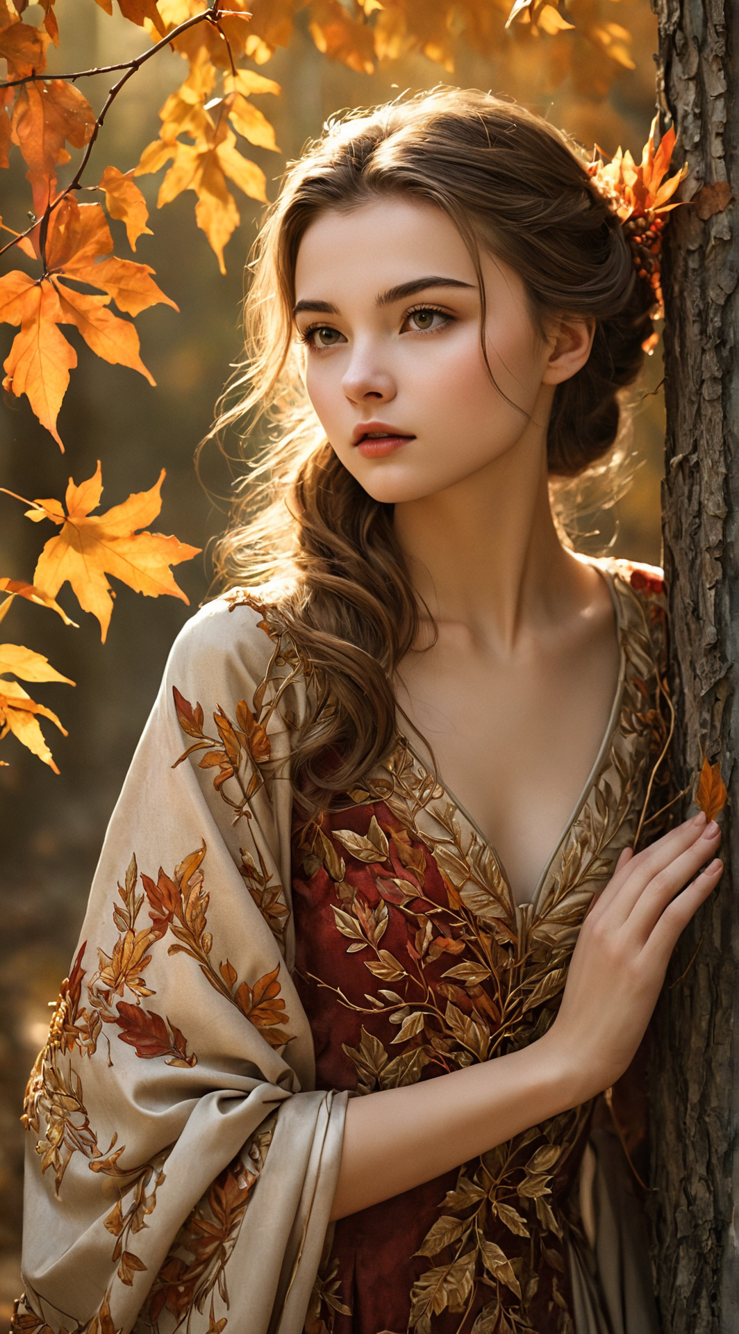 ai character: Marigold Demeter background