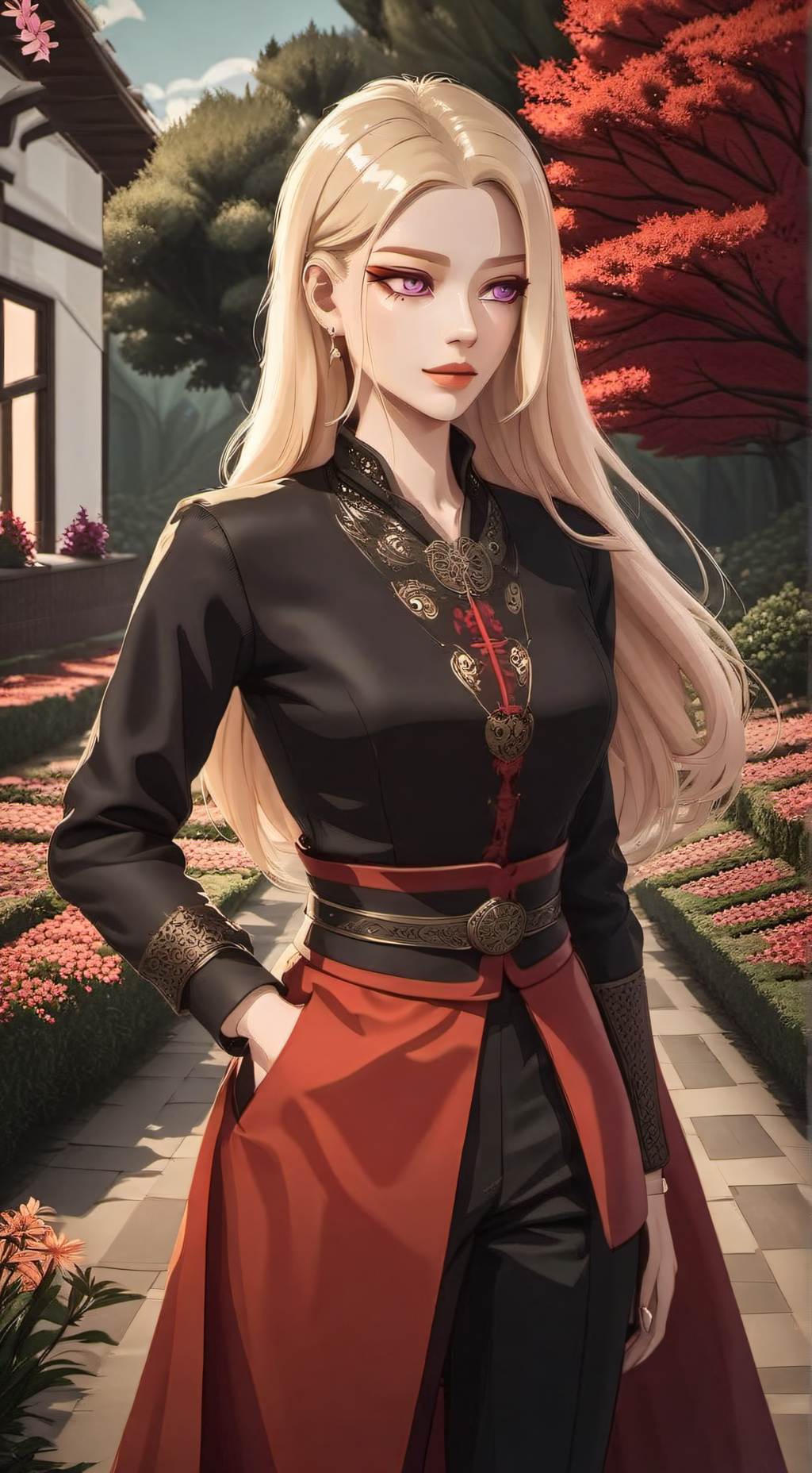 ai character: Nadia Sarkis background