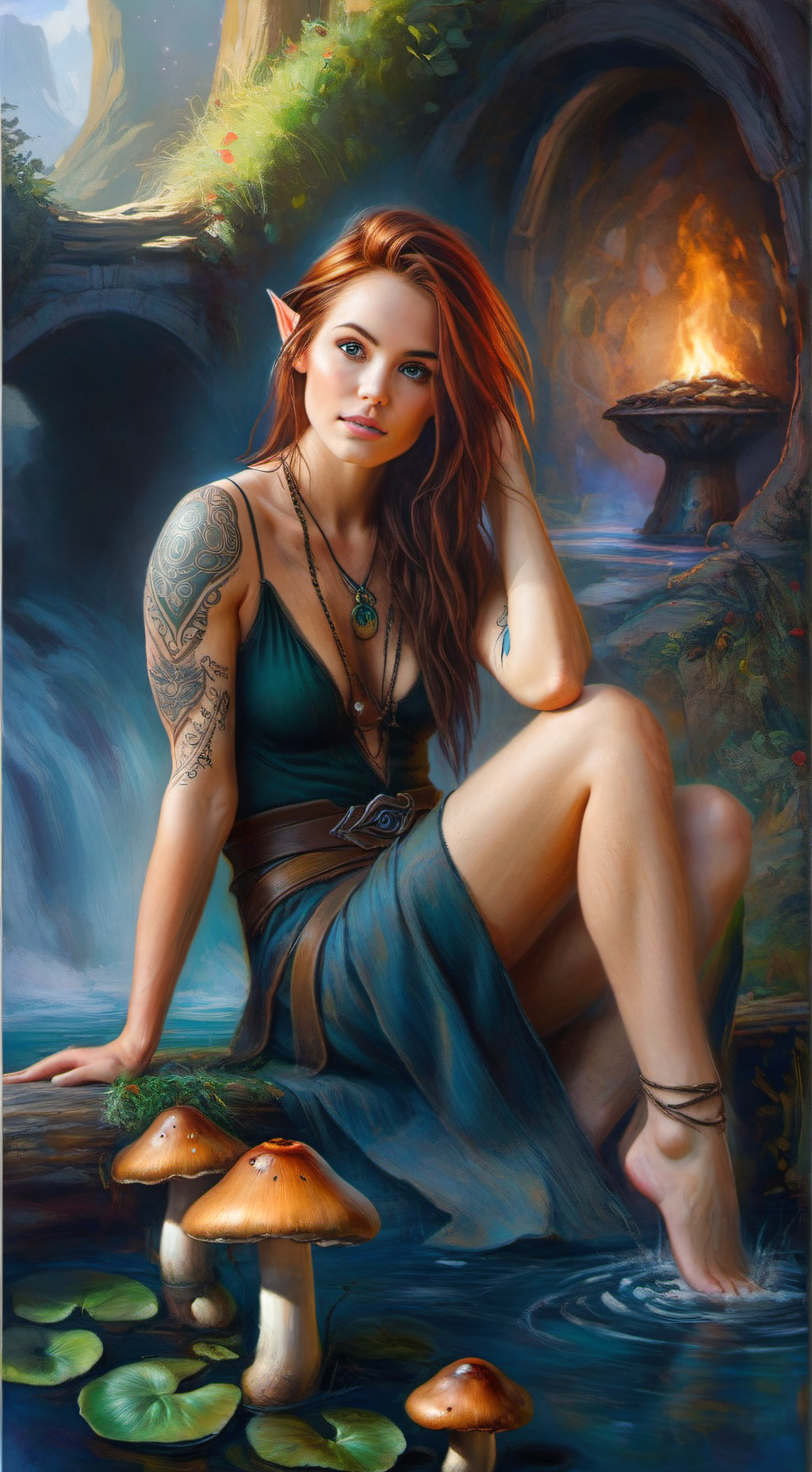 ai character: Arihanna Elfenia background