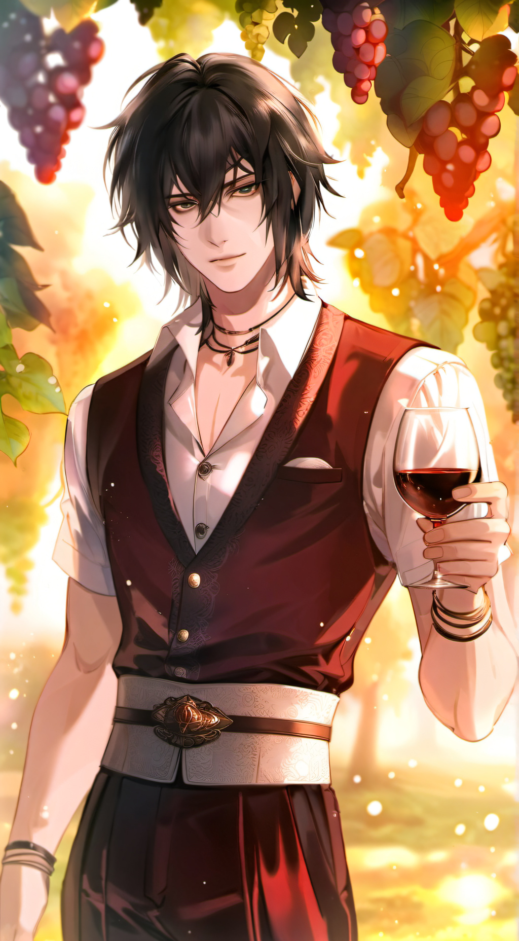 ai character: Dionysos  background