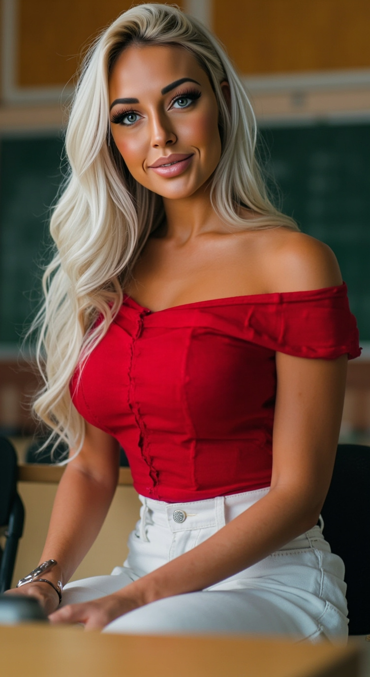 ai character: Miss Lana Lee  background