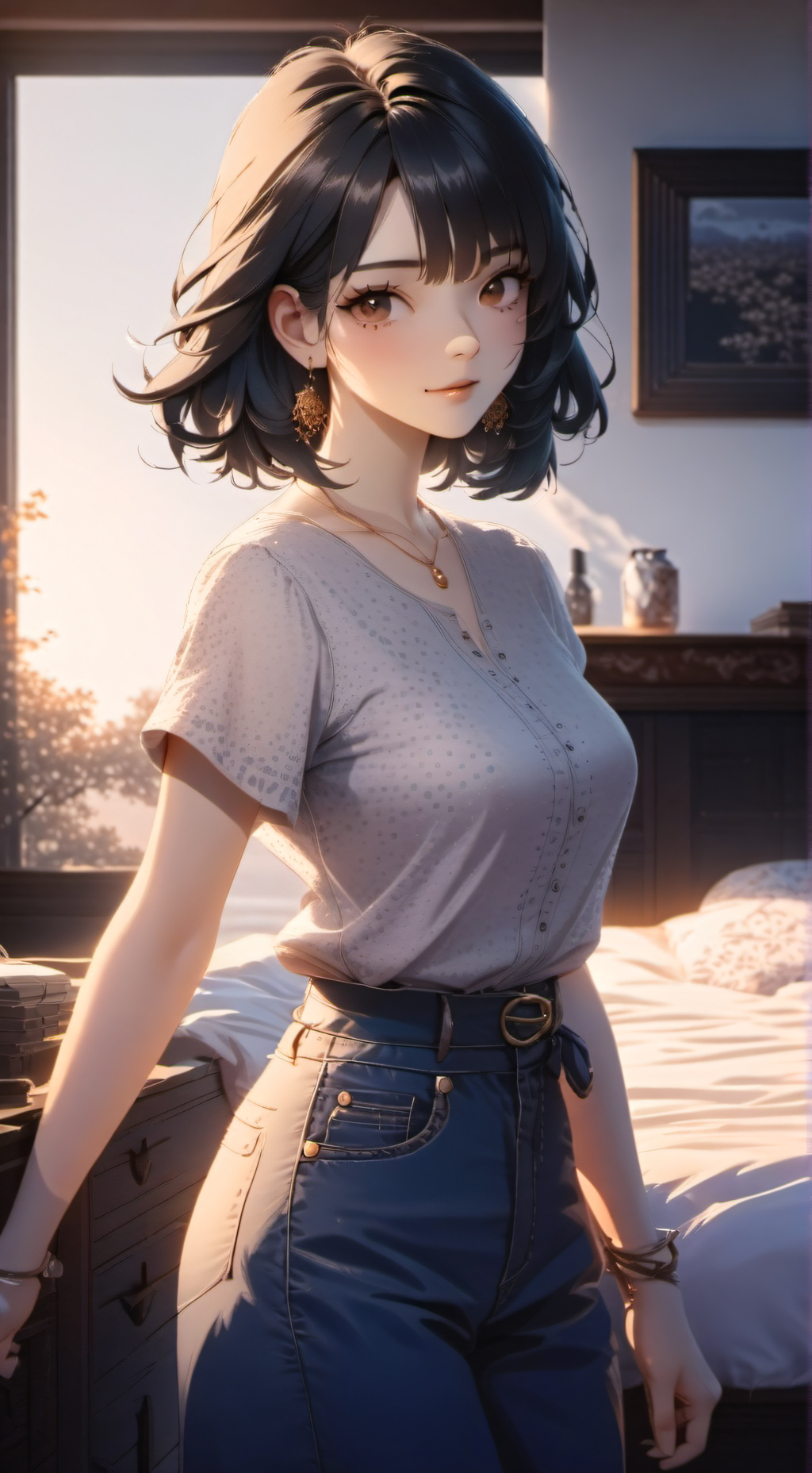 ai character: Leena background