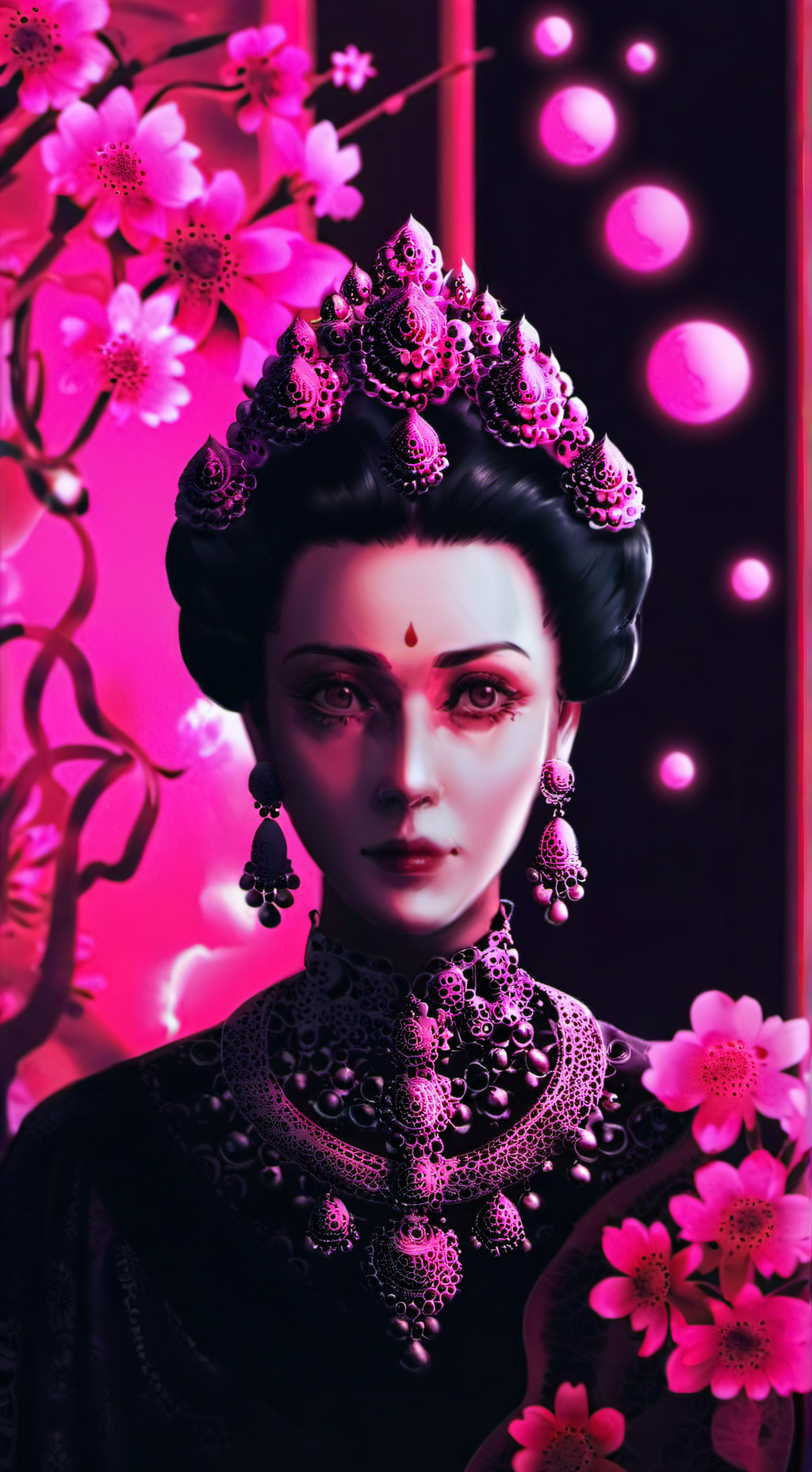 ai character: принцесса background