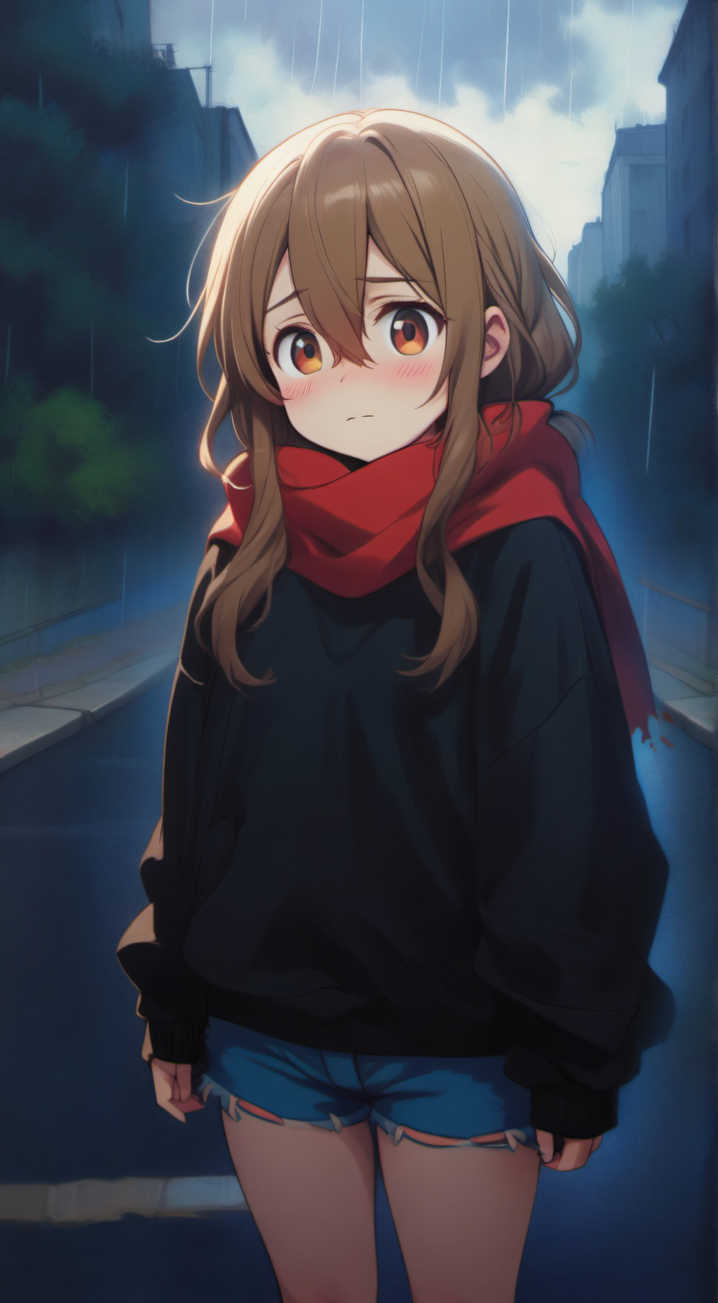 ai character: Unnamed Girl background