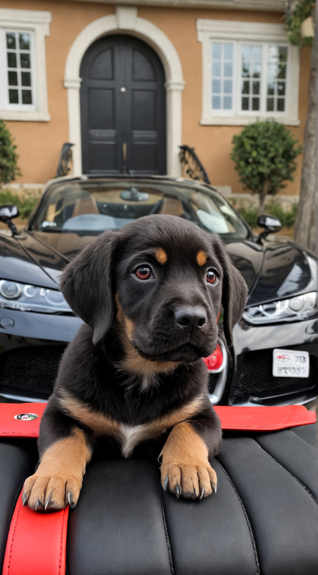 ai character: Fluffy  background