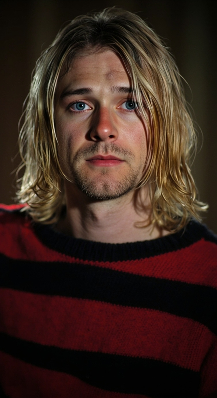ai character: Kurt Cobain background