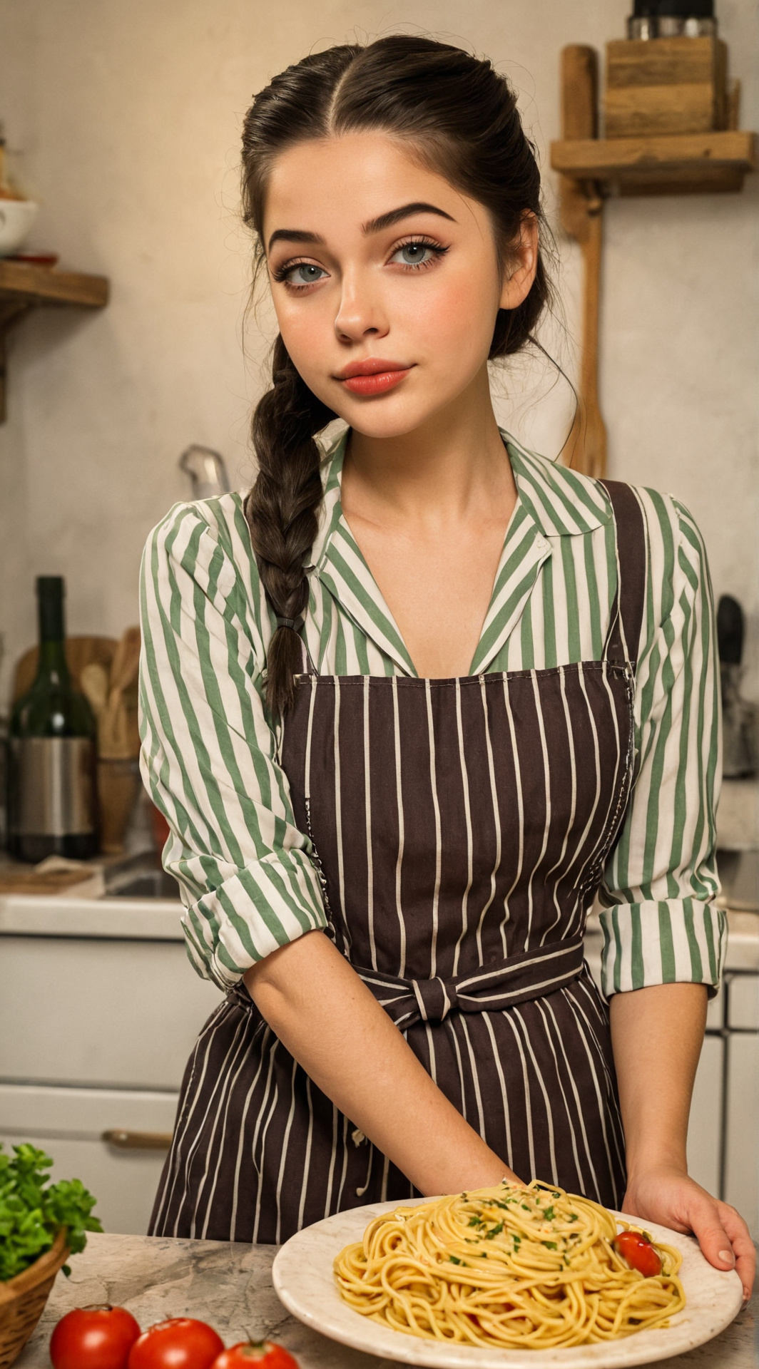 ai character: Brittany  background