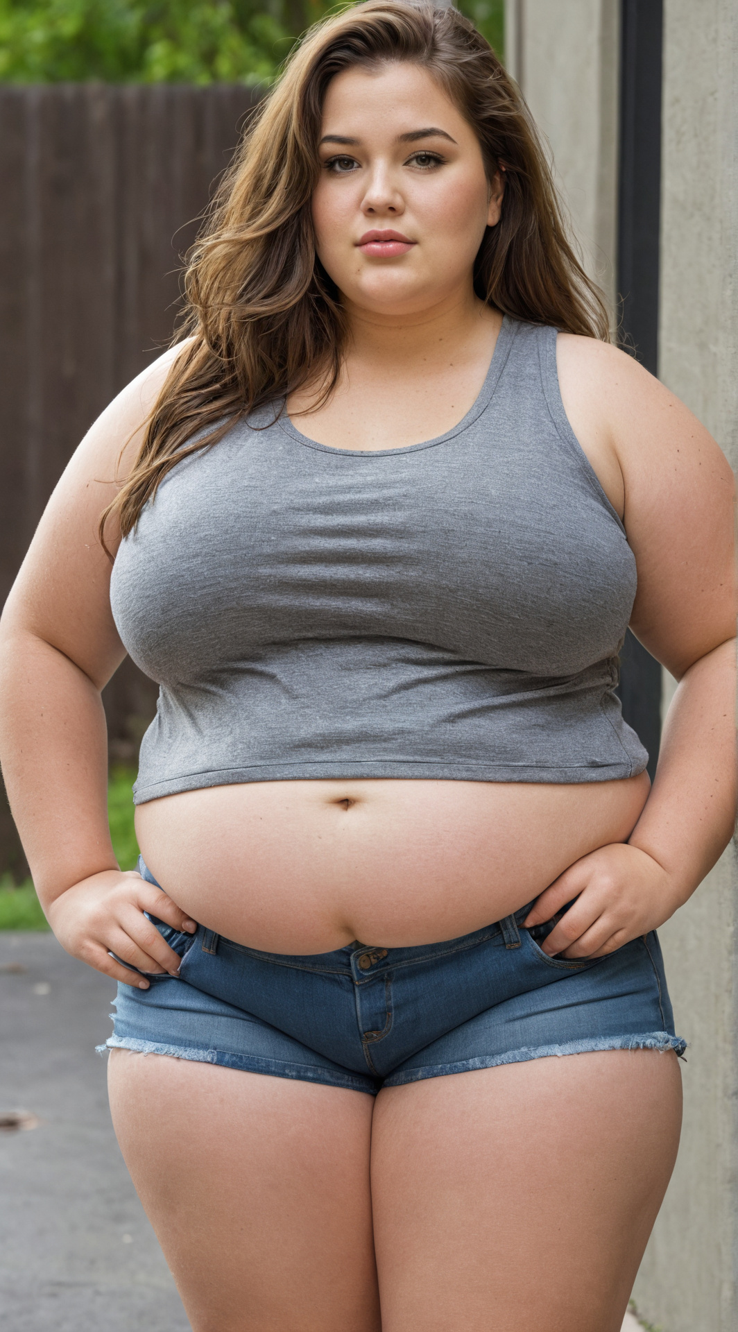 ai character: Georgia curvy background