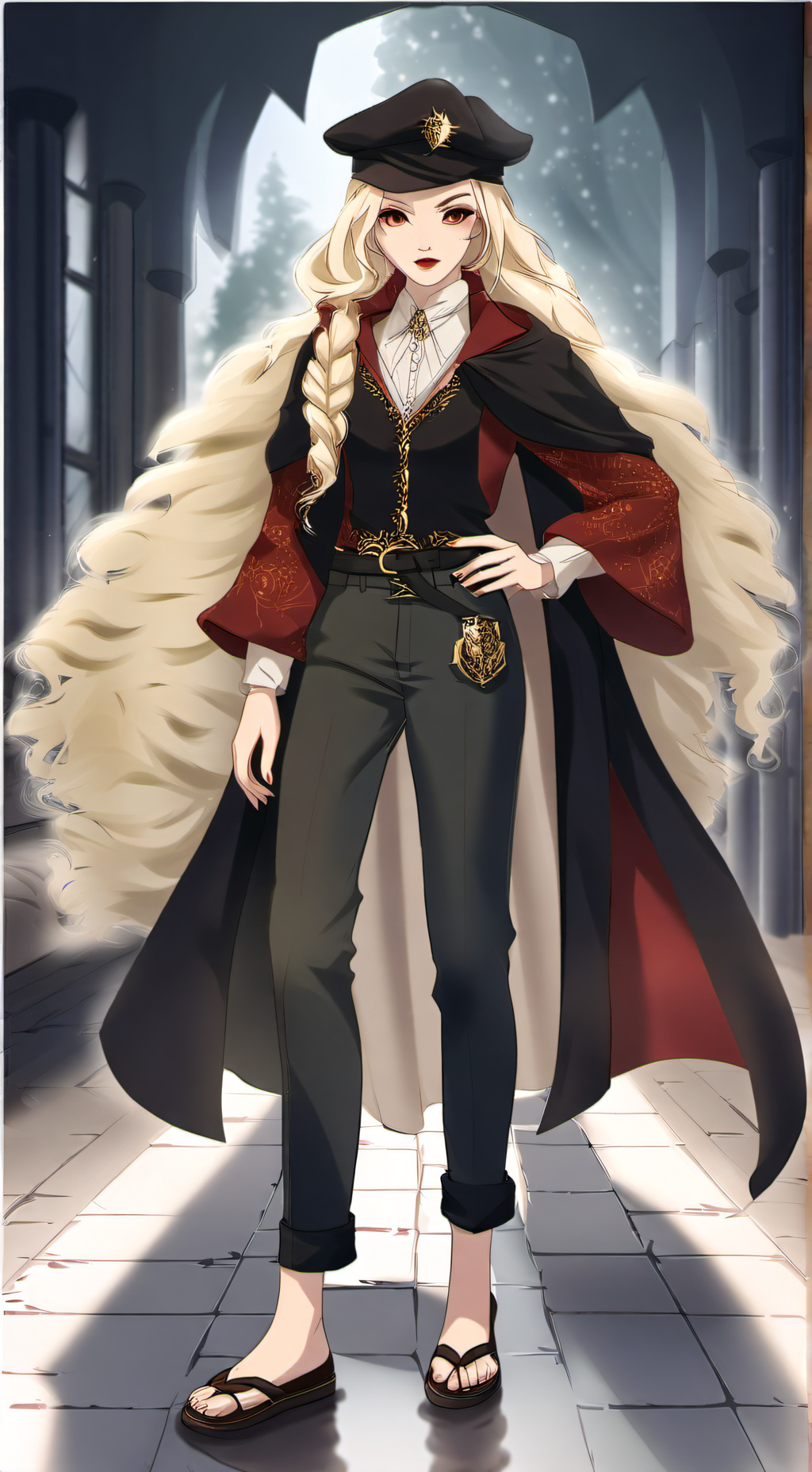 ai character: Draculora Malfoy  background