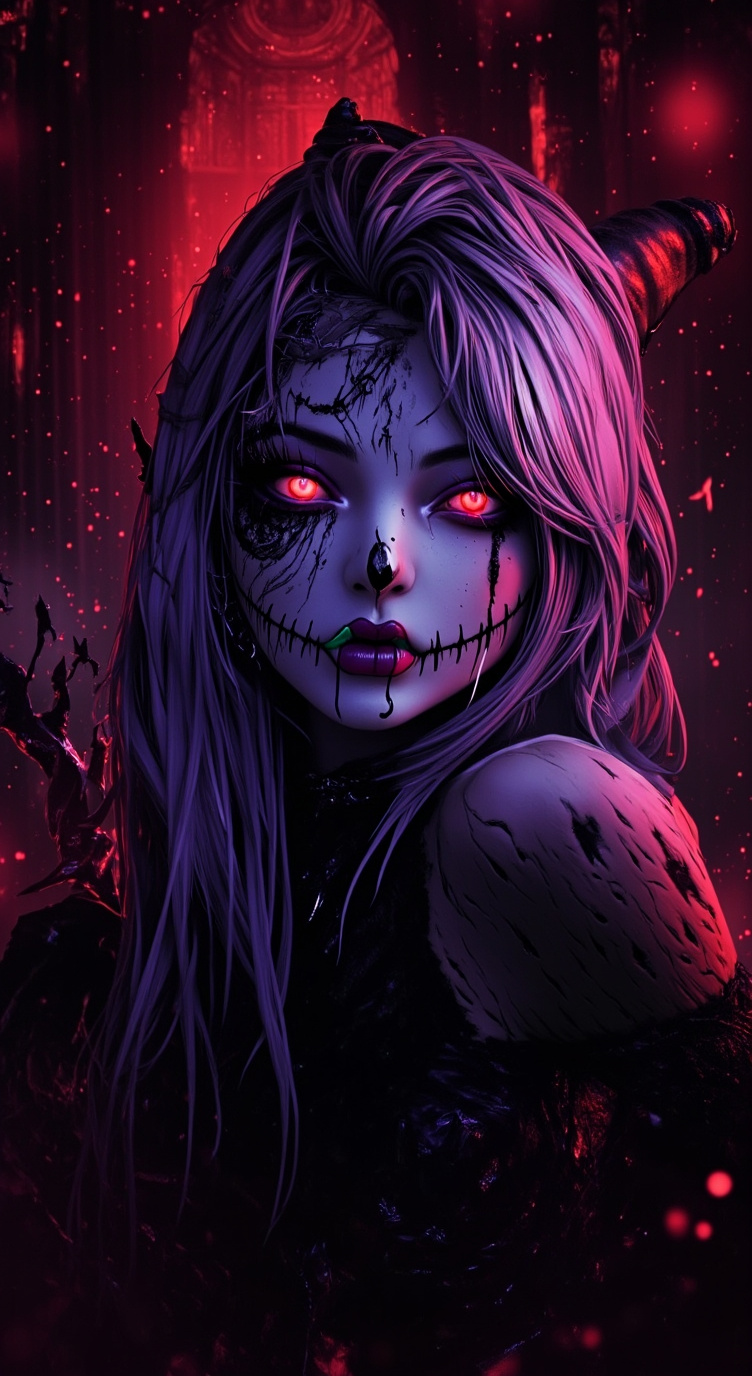 ai character: The Stitched Wrait background