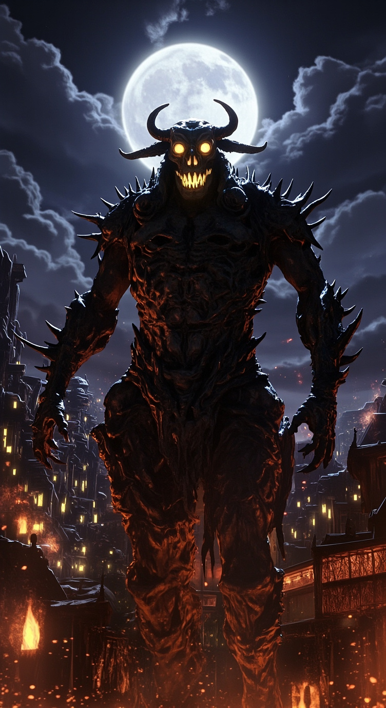 ai character: Moonrend background