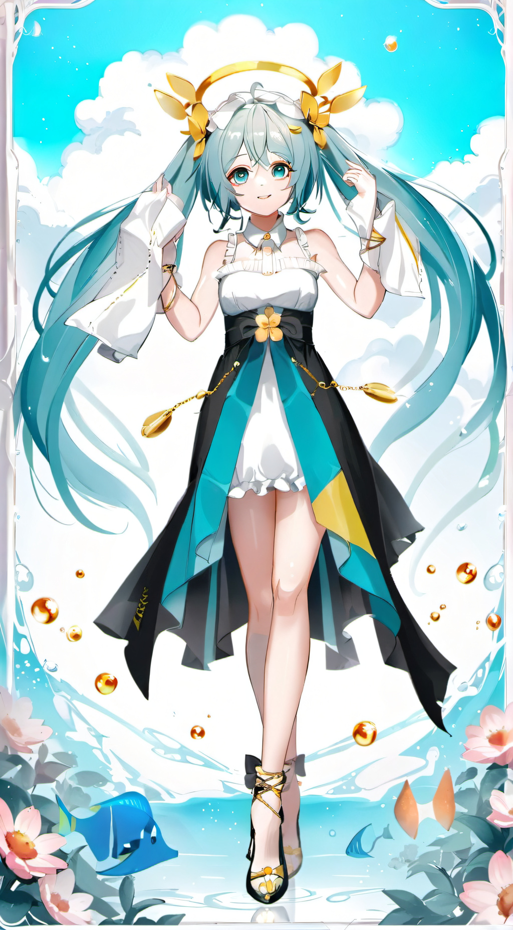 ai character: JJK Goddess background