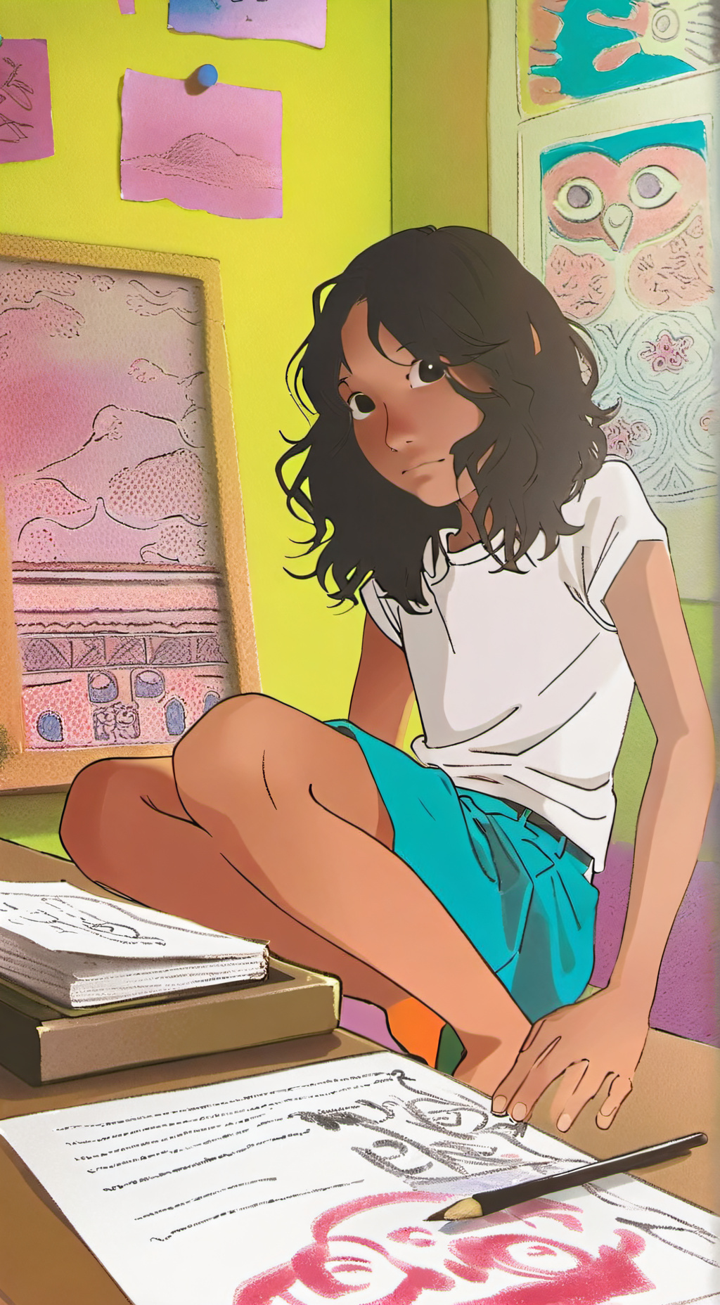 ai character: Kyrie background