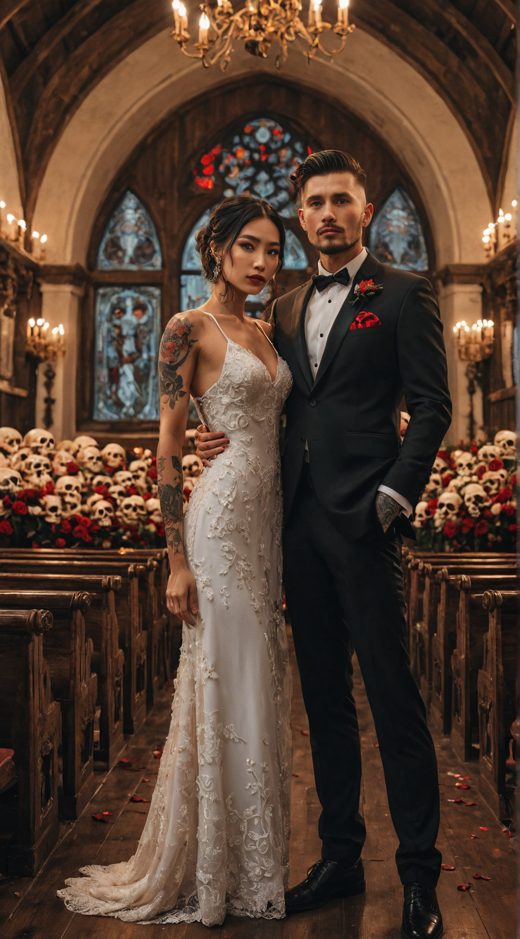 ai character: Demon Wedding  background