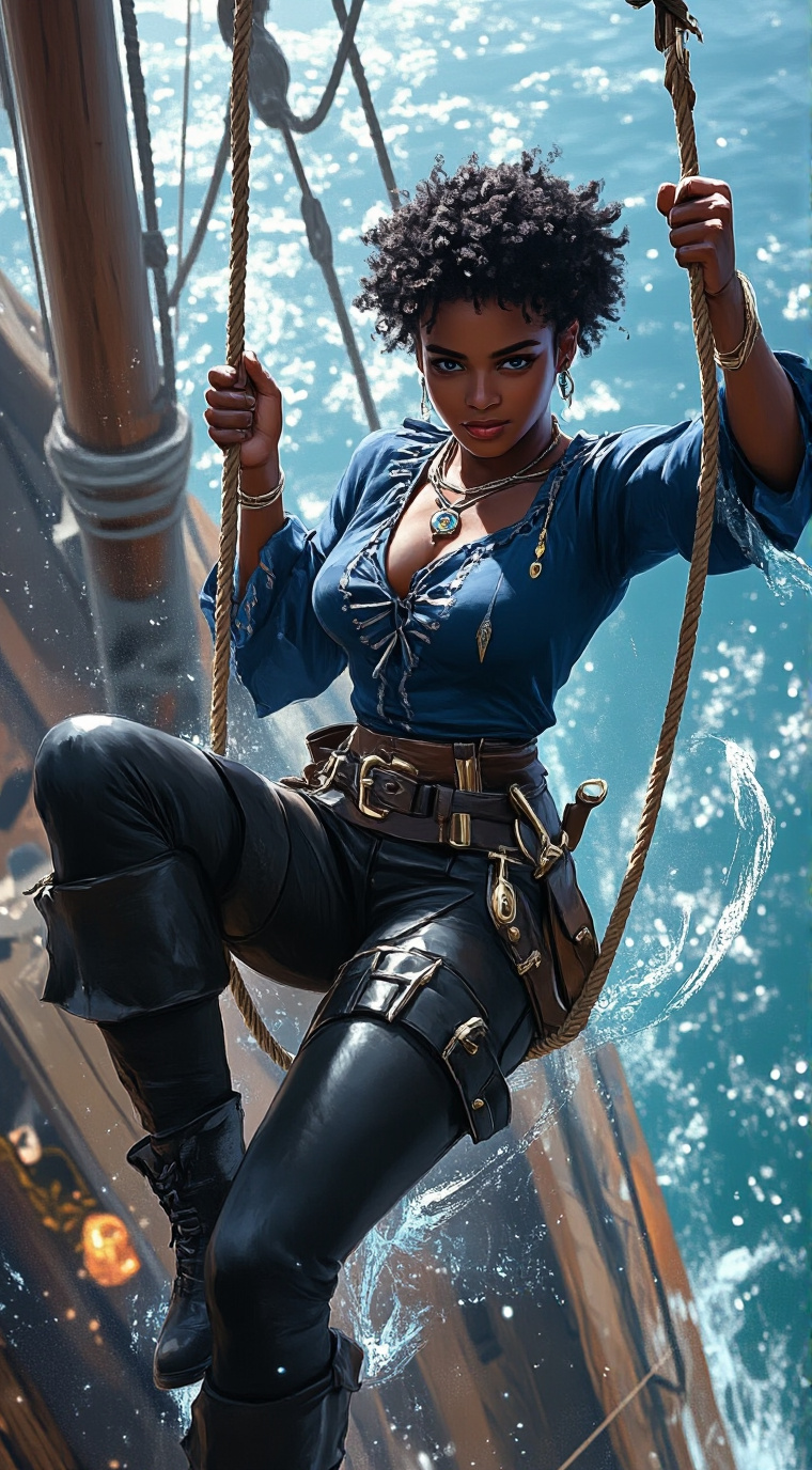 ai character: Monique background