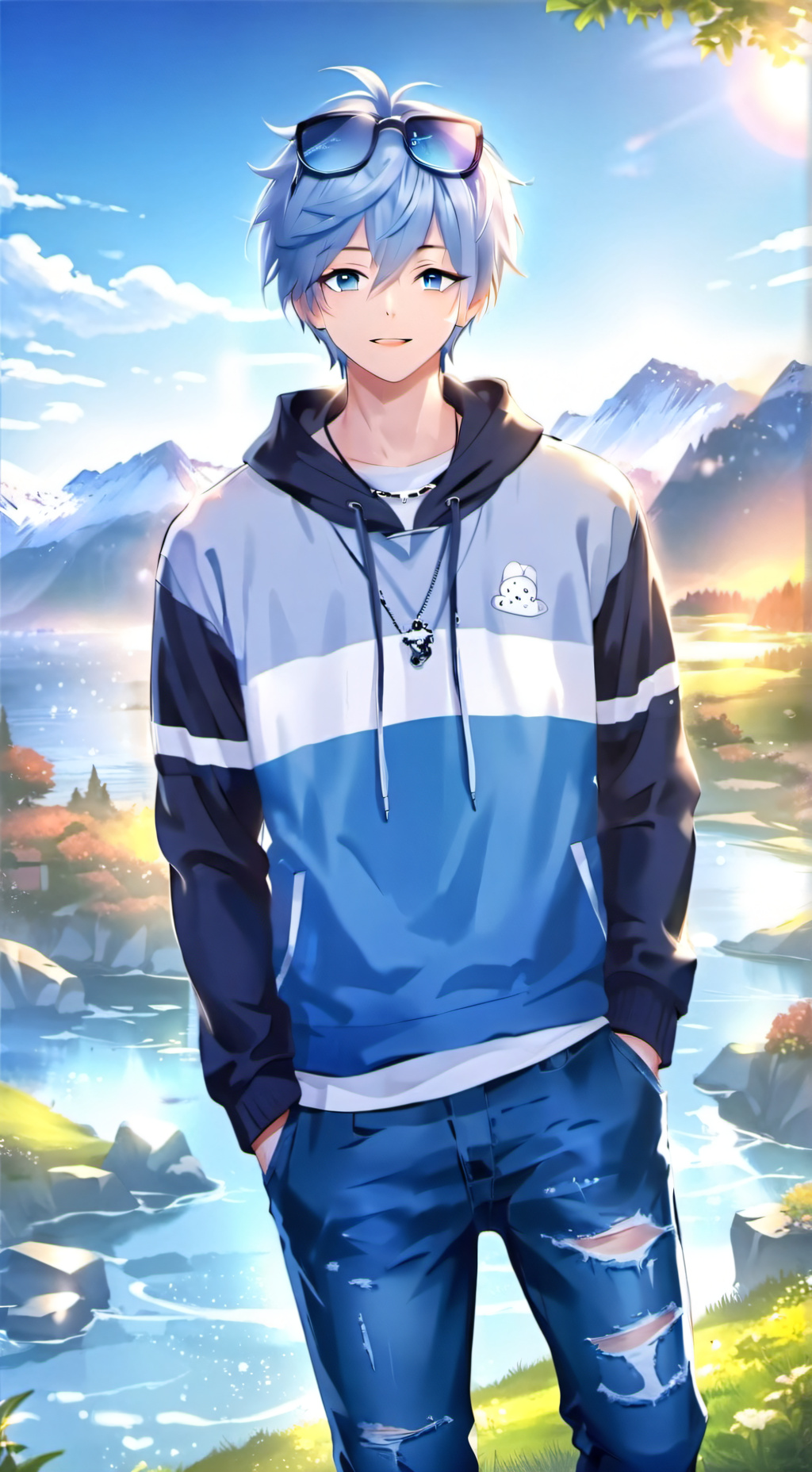 ai character: Leon Izushi background