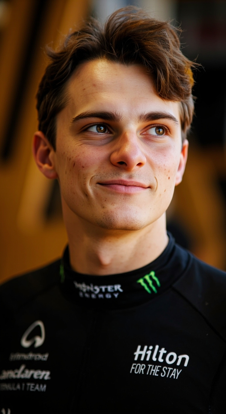 ai character: Oscar Piastri background