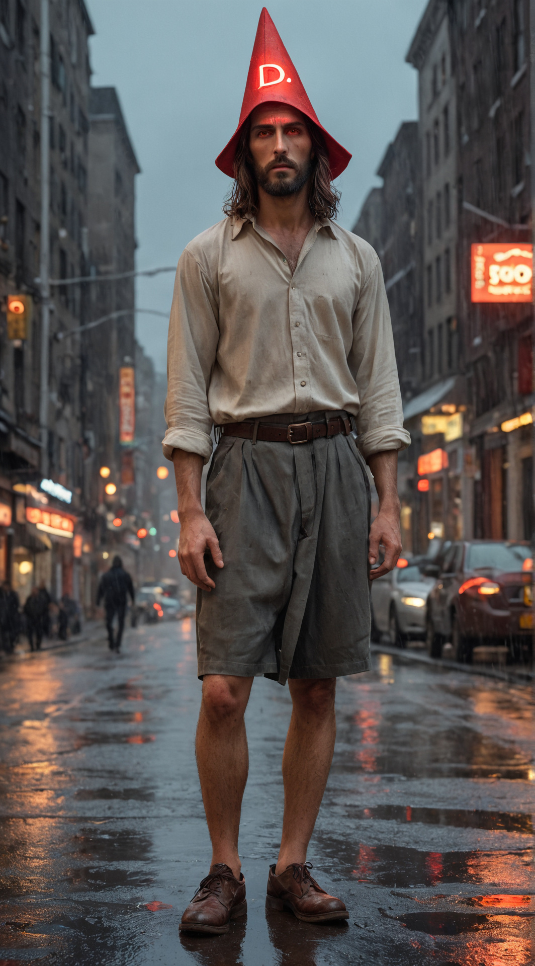 ai character: He Forgot  background