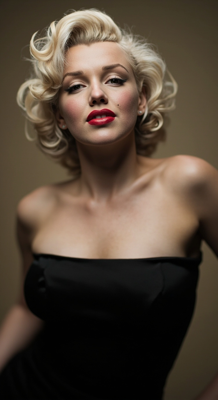 ai character: Marilyn Monroe  background